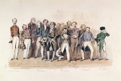 The Versailles Painters by Eugene Louis Lami